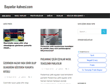 Tablet Screenshot of bayanlar-kahvesi.com
